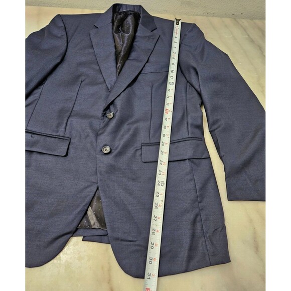 Vitale Barberis Canonico Men's Blue Two-Button Jacket Blazer, Italy Made, 42R - Picture 3 of 9